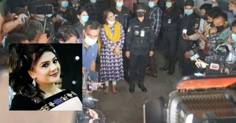 Helena Jahangir is detained by RAB after raiding her home.