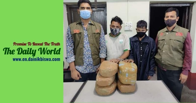 Two drug dealers arrested with 12 kg of cannabis in Comilla