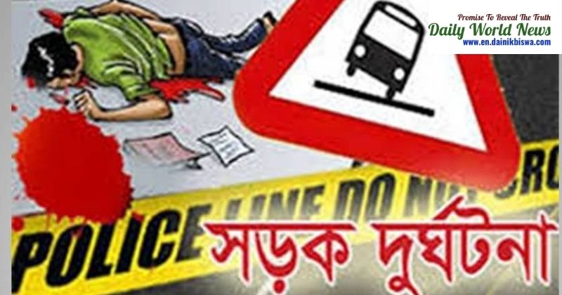 A motorcycle rider was died in road accident at Avaynagar Jessore