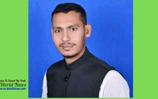 Bhunapur Upazila Awami Juba League presidential candidate Monirul Islam Babu