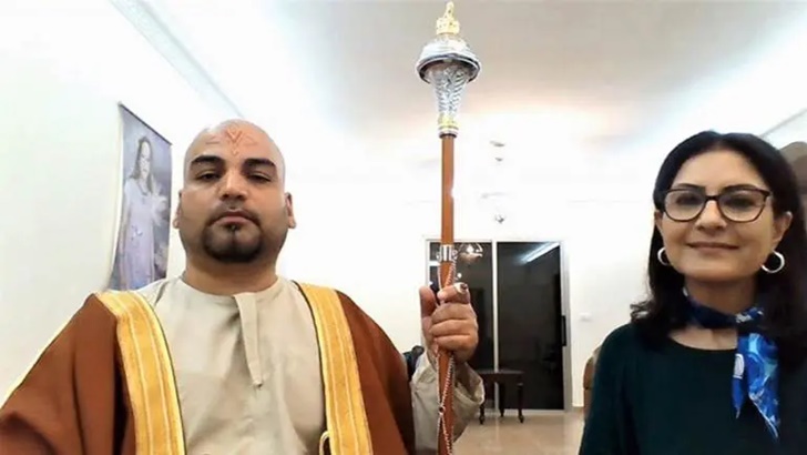 Claiming to be a prophet sent by Allah: He is arrested