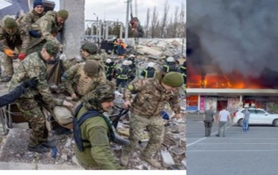 Russian attack on Mykolaiv kills 40 Ukrainian soldiers, 16 killed in shopping mall attack