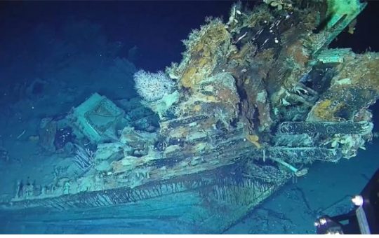 Search for two gold-laden ships. The value could be 16 billion