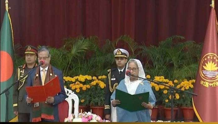 Sheikh Hasina took oath as Prime Minister for the fifth time