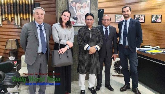 Salam Murshedi MP meeting with Spain delegation on bridge construction